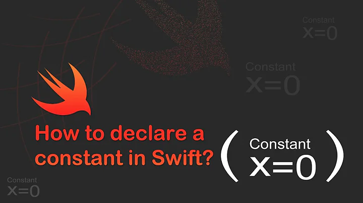 How to declare a constant in Swift?