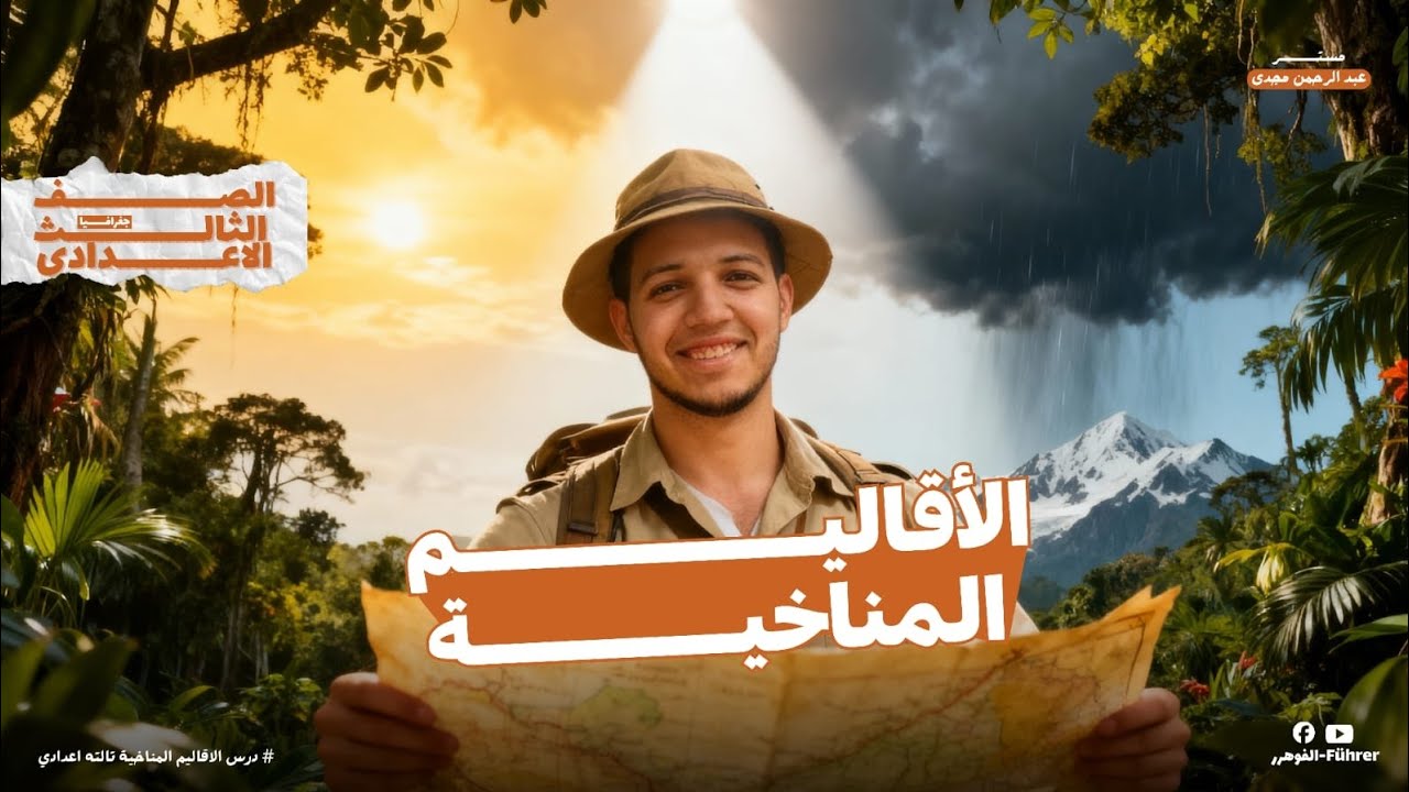 درس : الأقاليم المناخية ( الصف الثالث الاعدادي) 🔥❤️