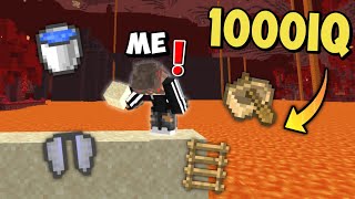 I Tried Every 1000IQ MLG Possible in Minecraft 1.19 To See How Hard They Are