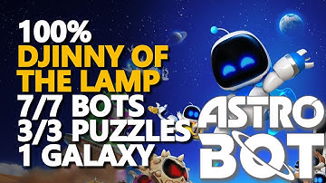 Djinny of the Lamp Walkthrough 100% Bots and Puzzles Lost Galaxy Astro Bot