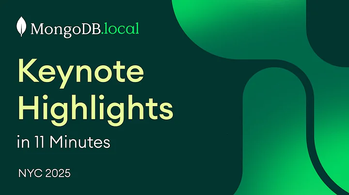 MongoDB.local NYC 2025 Keynote Highlights