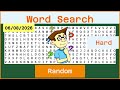 Word Search Hard - Random - 06/08/2026