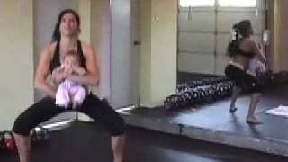 Working out with baby