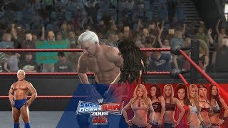 Smackdown vs Raw 2008 | All Divas Low Blow To Ric Flair