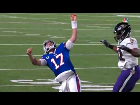 Josh Allen flops leading to another horrible roughing the passer call