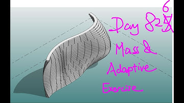 Revit Exercise (Day 826) - Mass & Adaptive Family Exercise