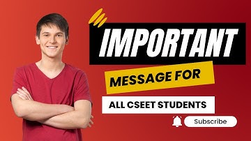 IMPORTANT MESSAGE FOR ALL CSEET STUDENTS REGARDING JULY 2023 EXAM