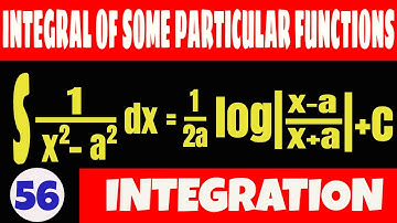 INTEGRAL OF 1/SQRT(x^2-a^2) || INTEGRAL OF SOME PARTICULAR FUNCTIONS