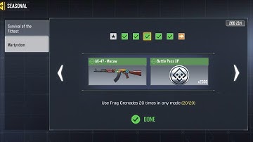 COD MOBILE - USE FRAG Grenade 20 TIME IN ANY MODE MARTYRDOM CHALLENGE CALL OF DUTY MOBILE | EurekA