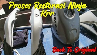 Ninja Krr Repaint Process Returns To Original Color Silver Brown Color