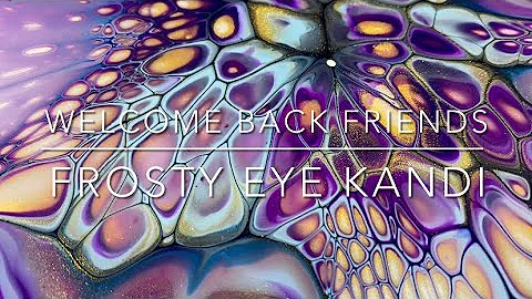 #47 How 2 Make Peacock/Rainbow Cells - Fluid Art & Abstract Acrylic Pour Art Tutorial Video