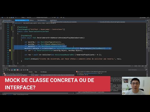 Mock de classe concreta ou de interface?