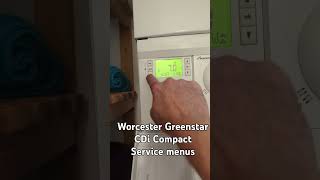 Worcester greenstar CDi Compact service menus