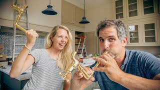 CHATEAU KITCHEN MAKEOVER - These might be the most beautiful kitchen taps in the World.