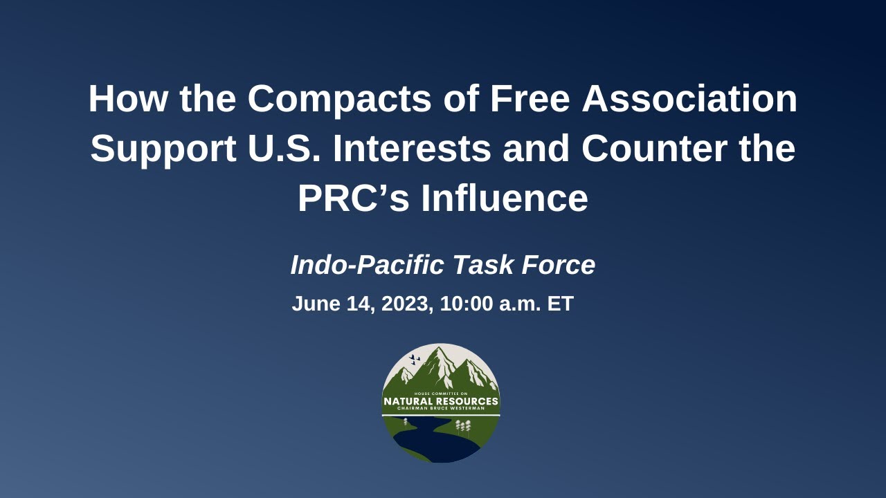 Oversight Hearing | Indo-Pacific Task Force - YouTube
