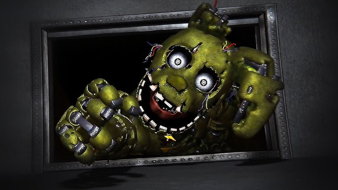 Nightmare Fredbear Jumpscare: Glitched Attraction Demo #fnaf #fivenigh