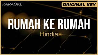Karaoke Rumah Ke Rumah  Hindia  Original Key  Nada Asli  Instrumental Minus One Karaoke S