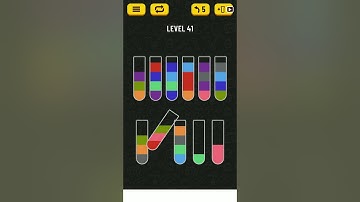 water sort puzzle level 41 | walkthrough solution | Mini Gamer World