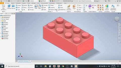 Easiest way to create a Building Block in Inventor 2020.