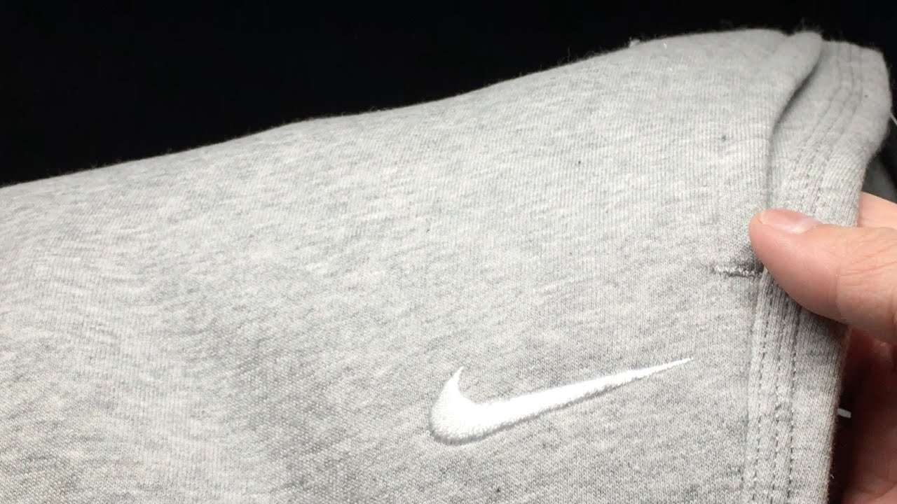 nike club cuffed sweatpants in gray