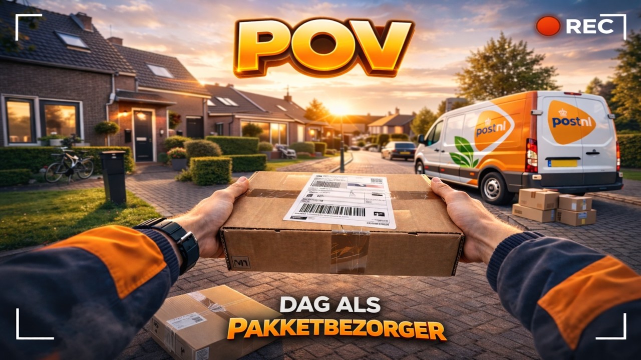 POV: PAKKETTEN BEZORGEN | dag als pakketbezorger🚚| #13