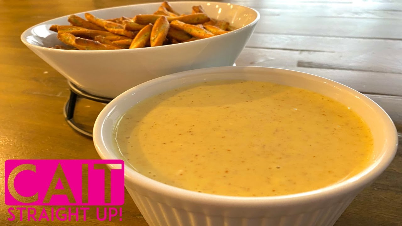 Honey Mustard Greek Yogurt Dip Recipe Cait Straight Up YouTube