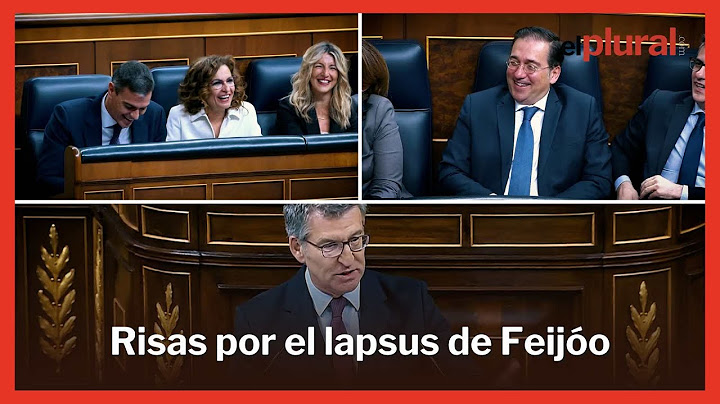 El lapsus de Feijóo que provoca aplausos y carcajadas en el Congreso de los Diputados