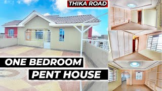 ONE BEDROOM PENTHOUSE APARTMENT TOUR | THIKA ROAD EASTERN BYPASS | HOUSE HUNTING NAIROBI KENYA 2022
