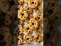 Getting your cookie donuts ready to go #omaha #cookies #chocolatechipcookies #glutenfree