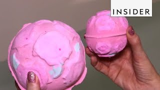 How LUSH's Rose Bombshell Bath Bomb Is Made