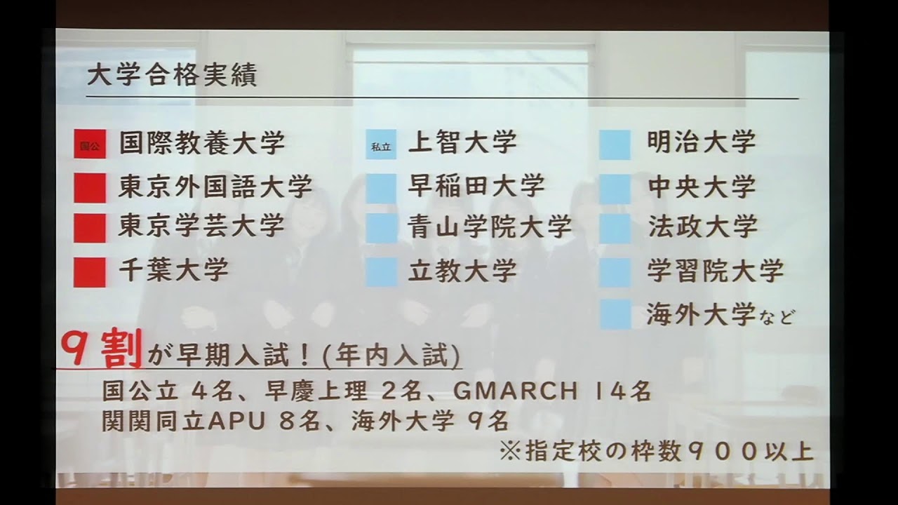 7/5（日）「適性ONEテスト」神田女学園での保護者会ライブ配信｜受験