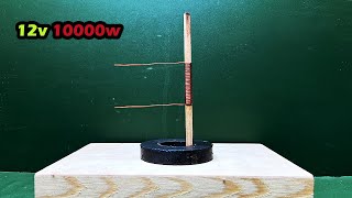 How To Make 12v 10000w Free Electricity Generator 2023