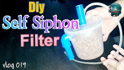 DIY SELF SIPHON FILTER FOR AQUARIUM , NO MORE HIGOP METHOD😁using aerator pump...🇵🇭