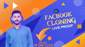 how to clone facebook ids updated method 2022 || Facebook Pc Cloning method 2022 with proof