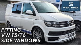 How to fit a sliding or fixed side window to a VW T5 or T6