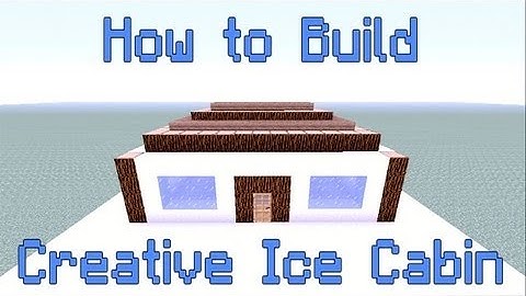 Minecraft Xbox 360: Creative Snow House Tutorial - How to Build