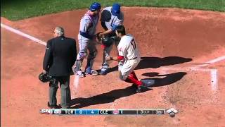 2012/04/05 Arencibia tags out Choo