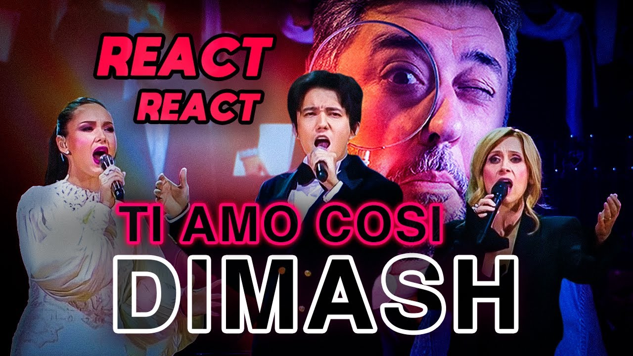 (REACT) a DIMASH, Lara Fabian, Aida Garifullina - Ti Amo Cosi | Análise Vocal por Rafa Barreiros