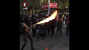 مظاهرات نسائية ضد عنف الشرطة بالمكسيك 