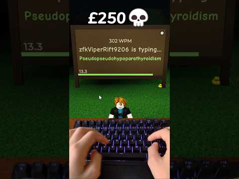 Which KEYBOARD is the best for speedtyping? #robloxspellingbee #speedtyping #spellingcompetition