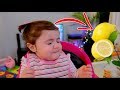 بيبي جربت ليمون أول مرة😰🍋 | انس مروة و اصالة *ردة فعل ما توقعناها*