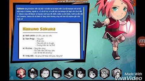 Làng lá phiêu lưu ký : hệ thống nhân vật và kỹ năng. Mở bản test 15/6/2018