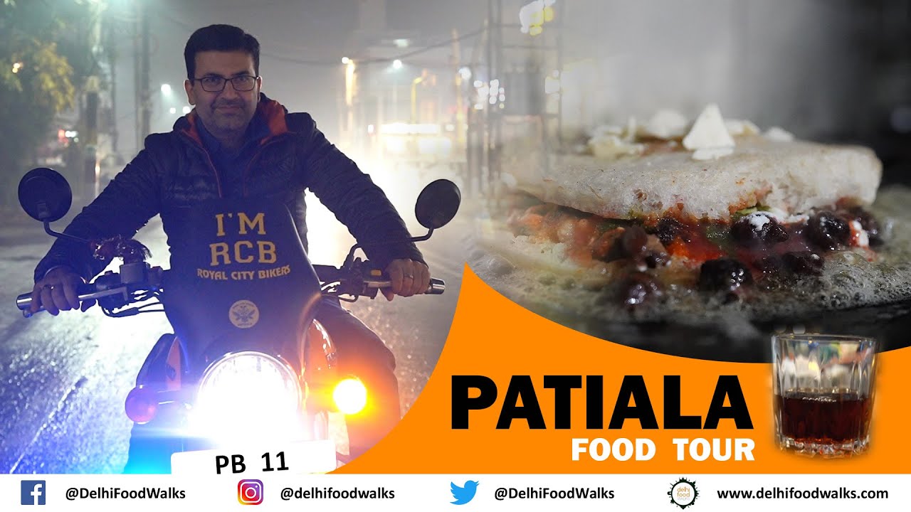PATIALA Food Tour | Tasty CHANA KULCHA + Best Paneer Pakoda + FORMULA Chai + Patiala PEG