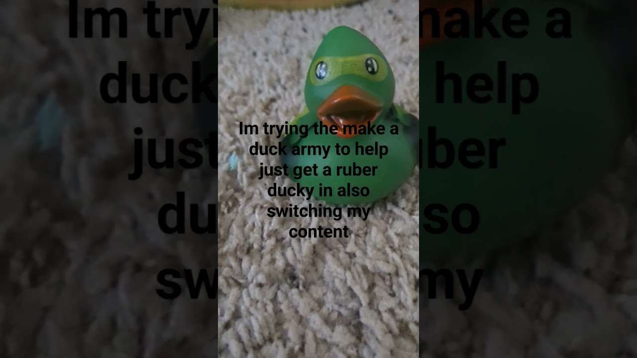 help me make a rubber duck army 