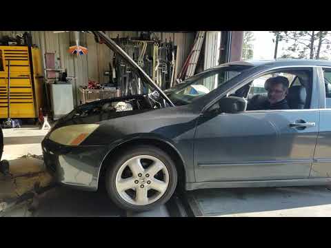 #SecretSquirrel On The Dyno. 2006 Honda Accord V6 6spd Sedan. 210whp/188wtq.