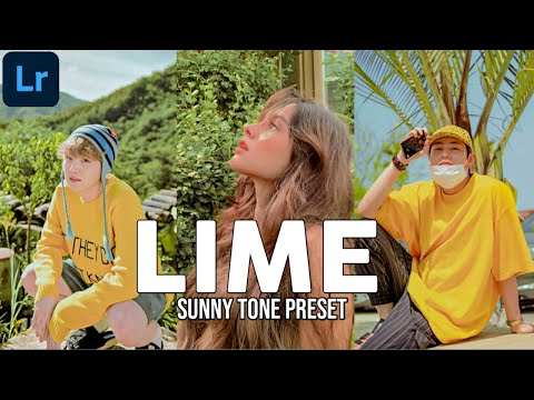 Lime Preset - Sunny Look Lightroom Mobile Presets Free dng