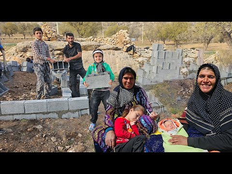 Fariba and Ali Saleh build a house for Akrams family