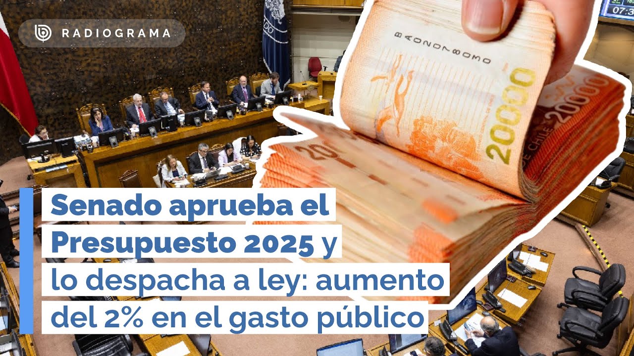 Senado aprueba el Presupuesto 2025 y lo despacha a ley - YouTube