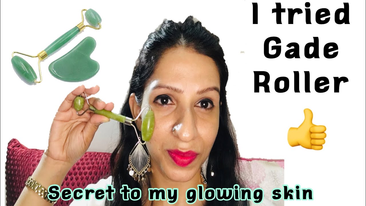 HOW TO USE A JADE ROLLER WHAT IS JADE ROLLER skin Care facial Massage YouTube