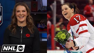 Famous Jennifer Botterill joins NHL on TNT to talk about her Hockey Hall of Fame induction 👏 Profile